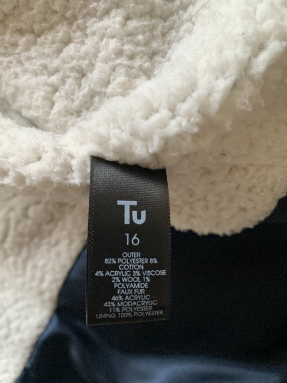 Tu a women's mid-length parka coat